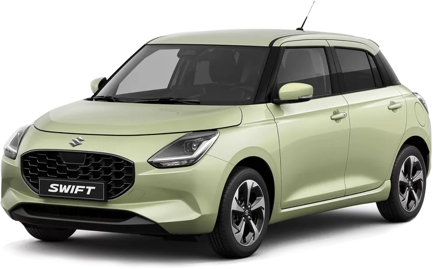 סוזוקי סוויפט צבע צהוב מטאלי